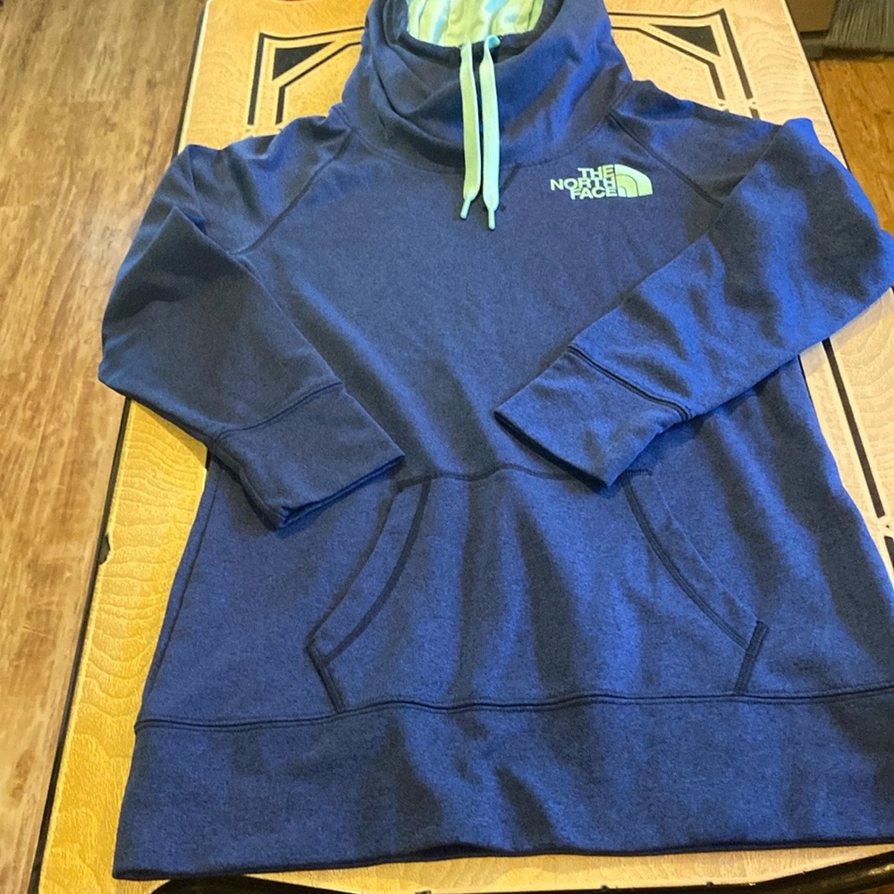 The north high neck pullover hoodie long size medium - Picture 7 of 11